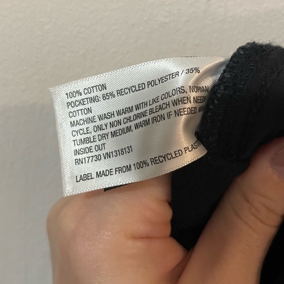 NWT WILD FABLE Black Denim High Rise Mom Shorts - Picture 6 of 7